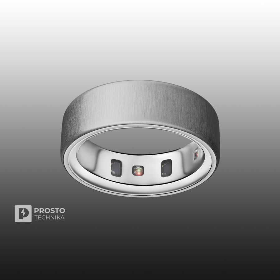 Oura Ring 4 Brushed Silver Size 12